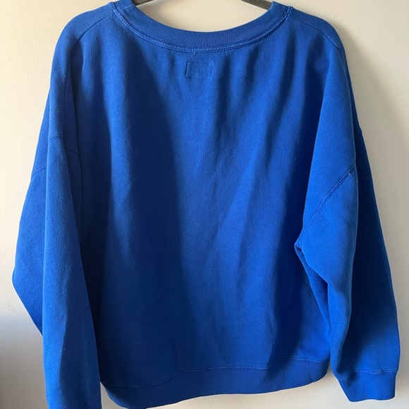 BELLEROSE Royal Blue V-Neck Fellow Sweatshirt - Picture 12 of 15